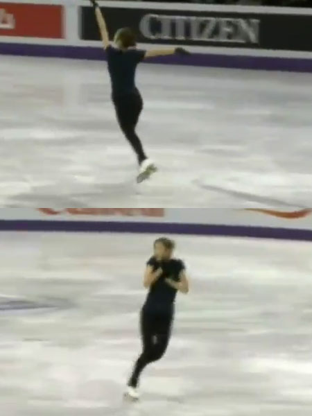 김연아의 쇼트프로그램 뱀파이어의 키스 연습 영상이 공개됐다. / 유튜브 영상 캡처