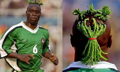 머리만 보면 영락없는 아기지만 우락부락한 얼굴과의 부조화가 눈에 띄는 前 나이지리아 국가대표 수비수 웨스트. / 출처=아일랜드 외신 캡처