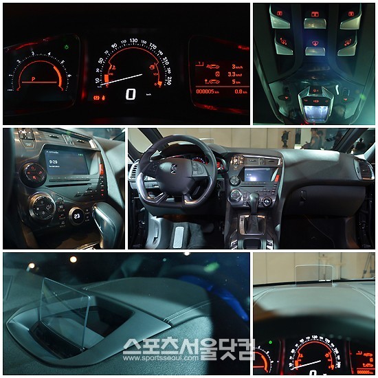 독특한 외관 디자인이 인상적이었던 DS5, 실내 디자인 역시 독특한 요소들로 가득했다. / 더팩트 DB