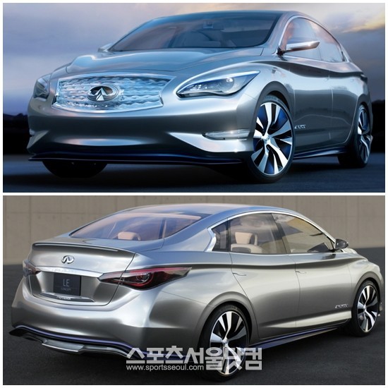 일산 킨텍스 전시장에서 28일 언론공개를 시작으로 열리는 2013 서울모터쇼에 인피니티 LE 콘셉트카가 아시아 최초로 공개된다.