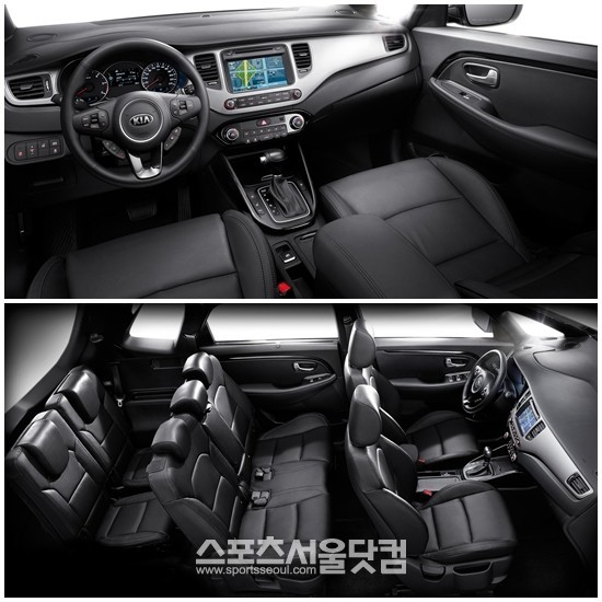 22일 기아자동차 올 뉴 카렌스의 실내 디자인을 공개했다.