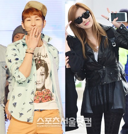 온유(왼쪽)-정아가 열애설에 휩싸였지만 즉시 부인했다. /더팩트DB