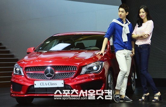 메르세데스-벤츠 코리아는 언론공개 날인 28일 2013 서울모터쇼에서 ‘더 뉴 CLA-클래스’를 아시아 최초로 공개했다.
