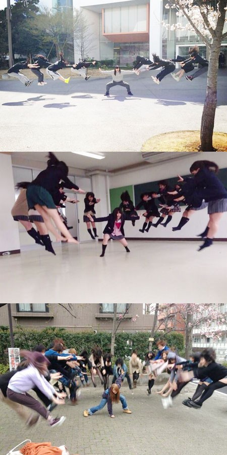 일본 여고생들 사이에서 유행하는 독특한 놀이가 화제다. / 온라인 커뮤니티