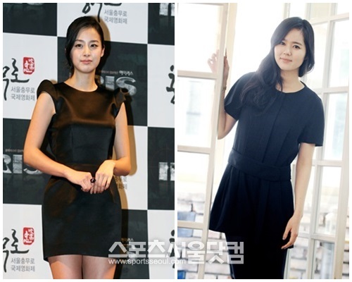 국가대표 엄친딸 김태희(왼쪽)와 국가대표 이상형 한가인./더팩트DB