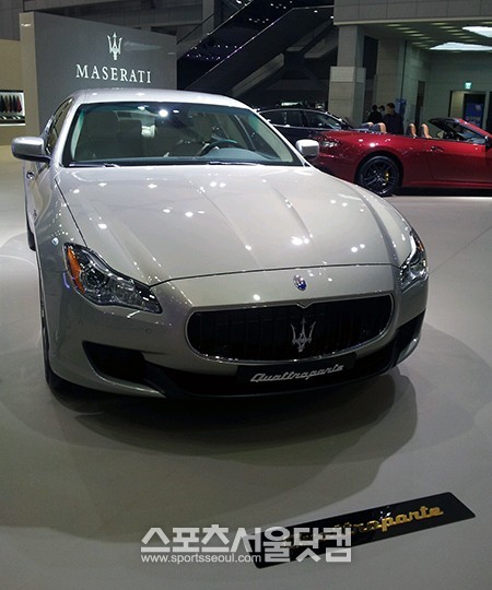 이지아의 애마 마세라티 콰트로포르테 GT S는 가장 최상위 모델이다. / 황원영 기자