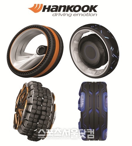 한국타이어는 오는 29일 열리는 2013 상하이모터쇼에서 미래형 콘셉트 타이어를 선보인다.