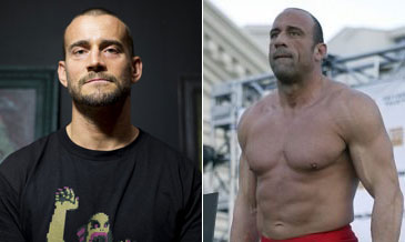 CM 펑크(왼쪽)에게 시비를 건 마크 콜먼./ 출처=CM 펑크 공식 홈페이지, sherdog.com