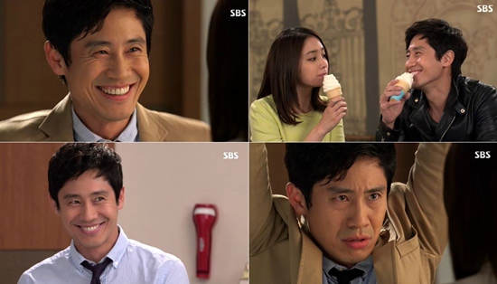 8일 오후 방송된 SBS 내 연애의 모든 것에서 배우 신하균이 능청스러운 로맨스 연기로 시청자들의 시선을 사로잡았다. /SBS 내 연애의 모든 것 방송 캡처