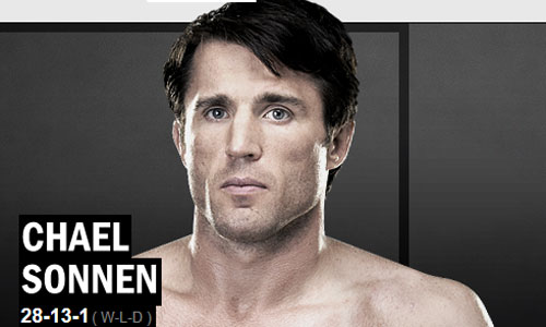 차엘 소넨이 지난 28일 존 존스에 패하며 제기된 은퇴설을 일축했다. / UFC 홈페이지