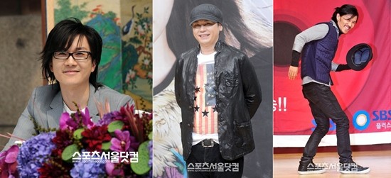 1990년대 서태지와 아이들로 활동한 서태지, 양현석, 이주노가 서태지의 결혼 발표로 배우자와 나이 차가 띠동갑을 넘어서는 공통점을 갖게 됐다. /더팩트DB