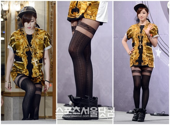 티아라 유닛 티아라엔포의 은정이 20일 오후 서울 논현동 임피리얼 펠리스 호텔에서 열린 기자간담회에서 포토타임을 갖고 있다./임영무 기자