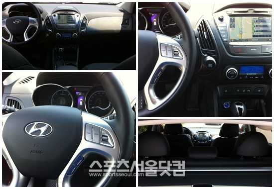 현대자동차 뉴 투싼ix 내관