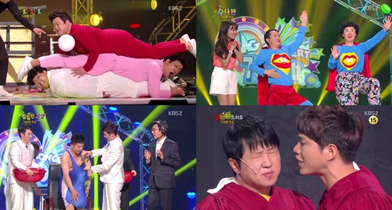 KBS 2TV 개그콘서트 700회 특집은 추억의 코너들이 부활해 시청자들에게 웃음을 선사했다. / KBS 방송화면캡처