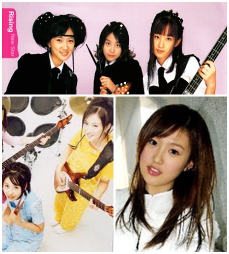 걸밴드 아이다(위)와 루씨로 활동하던 당시 풋풋한 매력을 발산하고 있는 조은유 아나운서./출처=온라인 커뮤니티