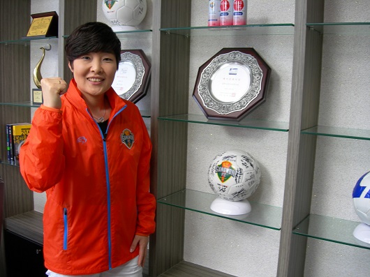 지난 5월 29일 구단 이사회에서 신임 대표이사로 선출된 임은주.