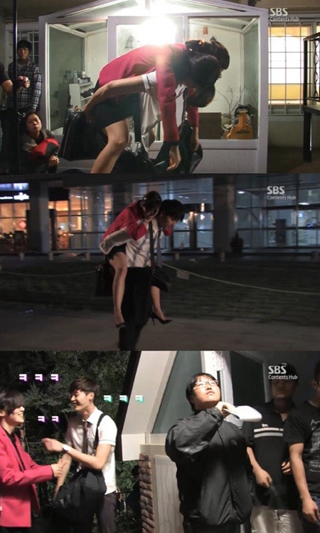 이보영의 짧은 치마를 가려주는 이종석 매너손이 화제다. / 너의 목소리가 들려 공식홈페이지