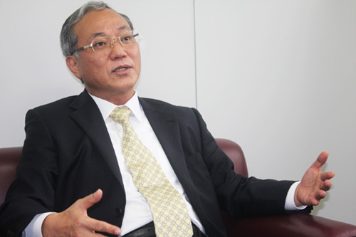 강중석 한국관광공사 도쿄지사장이 올해 취임 소감을 이야기하고 있다./스포츠서울미디어재팬DB