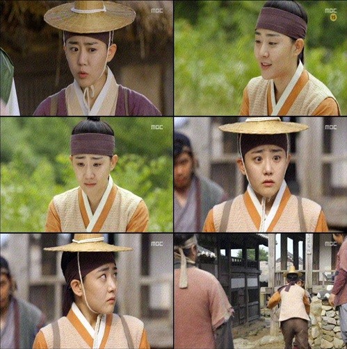 정이가 사기장이 되기 위해 분원에 들어가기로 결심해 문근영의 남장 연기는 앞으로도 계속될 전망이다. / MBC 불의 여신 정이 방송 캡처