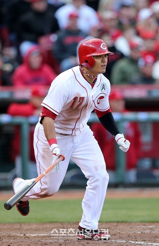 신시내티 추신수가 개인 최다인 15경기 연속 안타 행진을 이어갔다. / 더팩트 DB