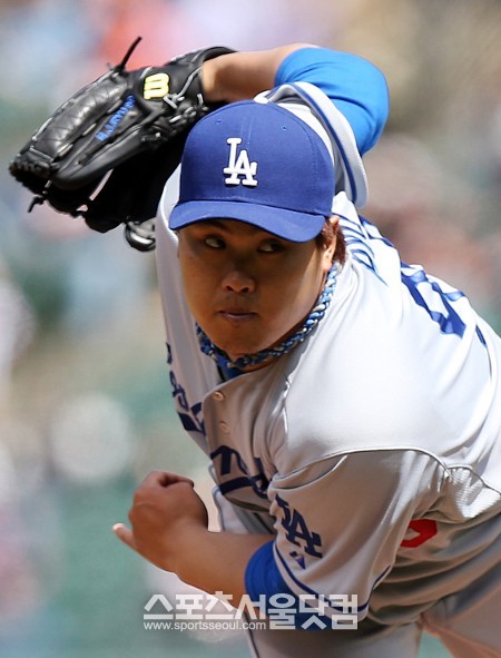 LA 다저스 류현진이 후반기 첫 등판인 23일 토론토전에서 시즌 8승 사냥에 나섰다. / 더팩트 DB