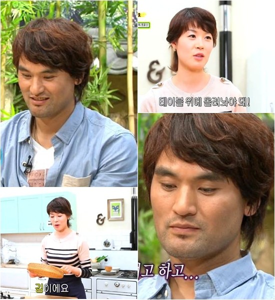 박찬호의 아내 박리혜(위, 오른쪽)씨가 화제를 모으고 있다. / MBC 캡처