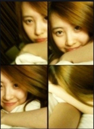 선미의 과거 셀카가 화제다. / 온라인 커뮤니티 캡처