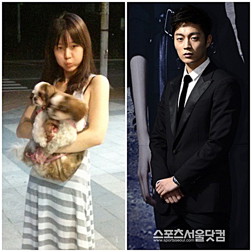 맹승지(왼쪽)가 이상형으로 윤두준을 꼽아 눈길을 끌고 있다./더팩트DB, 맹승지 페이스북