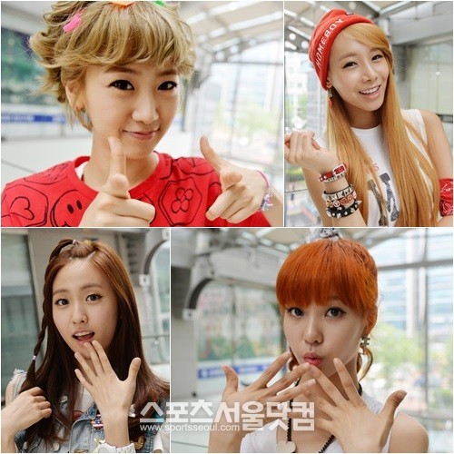 베스티의 혜연, 유지, 다혜, 해령(왼쪽 위부터 시계방향)은 각자의 색깔이 뚜렷하고 모두 서로 다른 매력을 갖고 있다고 자신한다.