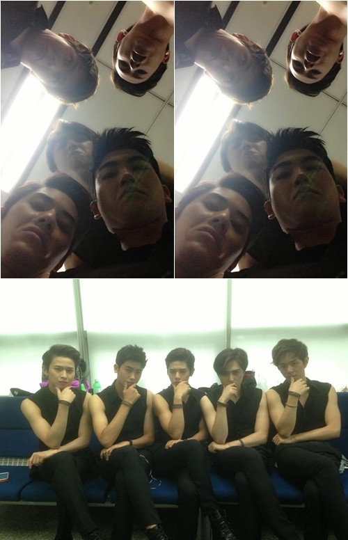 그룹 제국의아이들 박형식이 각도의 중요성을 강조하는 사진을 공개했다. / 박형식 트위터