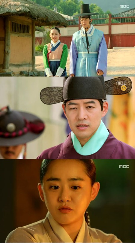 20일 오후 방송된 MBC 월화 드라마 불의 여신 정이에서는 광해(이상윤 분)와 정이(문근영 분)의 달콤한 로맨스가 그려졌다./MBC 불의 여신 정이방송 캡처