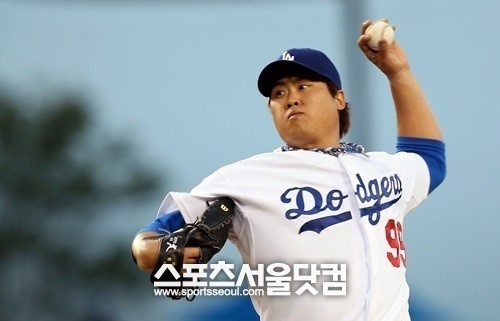 LA 다저스 류현진이 지난달 31일 샌디에이고전서 6.1이닝 1실점 호투로 시즌 19번째 퀄리티스타트를 기록하며 시즌 13승 사냥에 성공했다. / 더팩트 DB
