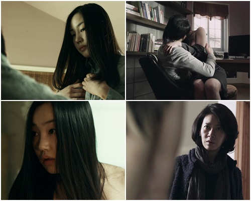 영화 짓에 출연한 서은아의 과감한 베드신이 눈길을 끈다./영화 스틸컷