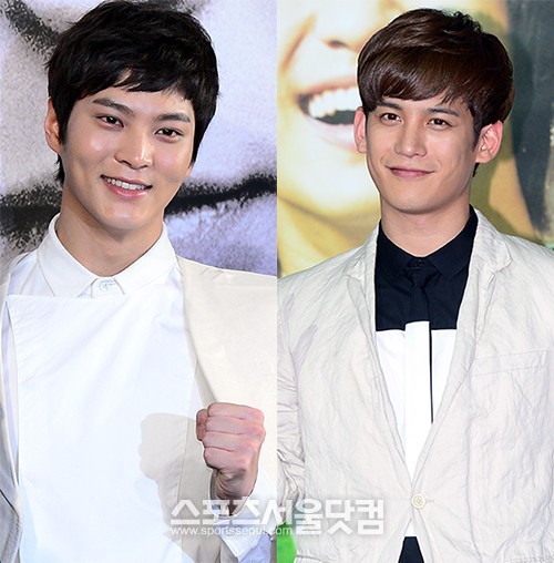 배우 주원(왼쪽)이 박기웅이 출연하는 SBS 파일럿 예능 심장이 뛴다 홍보대사를 자처했다./더팩트DB