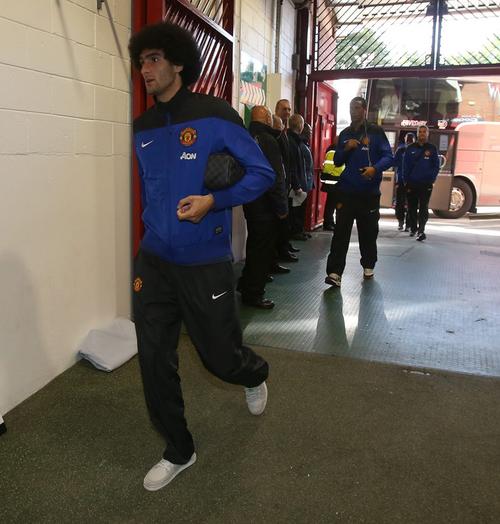 맨체스터 유나이티드의 신입생 마루앙 펠라이니가 14일 크리스탈 팰리스전서 후보 명단에 이름을 올렸다. / 맨체스터 유나이티드 페이스북