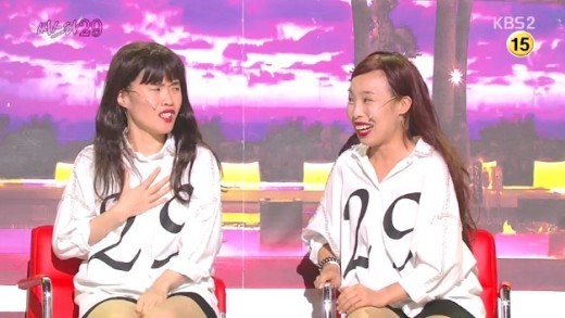 오나미가 가슴 노출 사고를 당할 뻔 했던 일화를 털어놨다. / KBS2 캡처