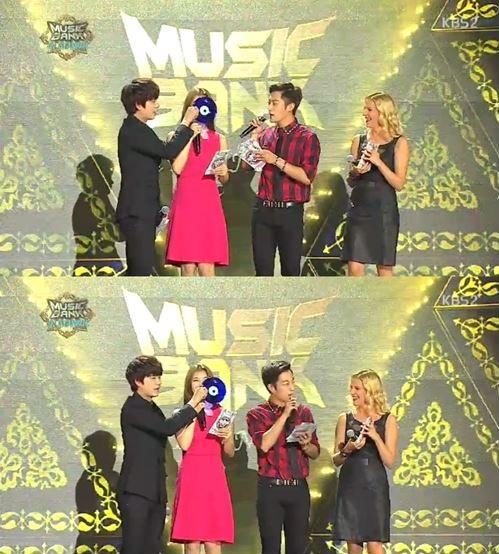 수지 얼굴 크기로 화제를 모은 KBS 2TV 뮤직뱅크. / KBS 2TV 방송화면 캡처