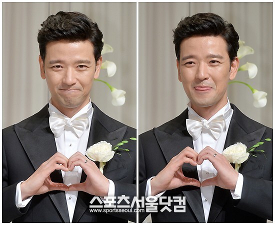 배우 배수빈(36·본명 윤태욱)이 품절남 대열에 합류했습니다. 배수빈은 14일 오후 4시 30분 서울 중구 장충동에 있는 신라호텔에서 결혼식을 열고 제2의 인생을 시작했다. / 문병희 기자