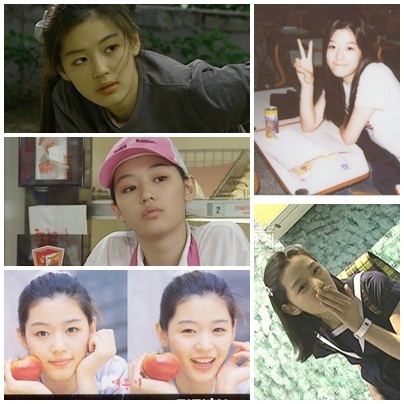 배우 전지현의 과거사진이 공개돼 눈길을 끌고 있다. / 사진 = 온라인커뮤니티