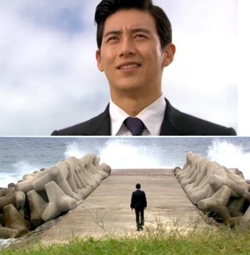 고수가 SBS 월화드라마 황금의 제국에서 자살을 선택하며 그동안 자신이 저질렀던 악행들에 대한 대가를 목숨으로 대체했다. 하지만 이번 고수의 죽음은 새로운 결말을 요구하던 시청자들에게는 다소 아쉬움이 남는 결말이었다. / SBS 대기획 황금의 제국 방송 캡처