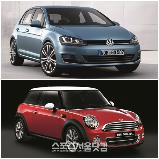 폭스바겐과 MINI 등 독일차와 영국차도 올해 2000만원대 차를 국내 시장에 출시, 소비자들의 지갑을 유혹하고 있다. /폭스바겐, MINI 제공