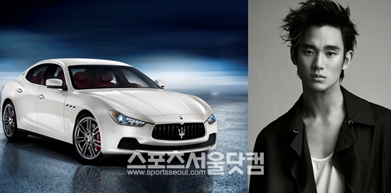 마세라티 공식 수입원 FMK는 기블리의 홍보대사로 배우 김수현을 선정했다./마세라티 제공