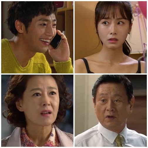 28일 첫 방송된 MBC 사랑해서 남주나의 러브라인이 심상치 않다. (시계방향) 이상엽, 홍수현, 박근형, 차화연./MBC 사랑해서 남주나 방송 캡처