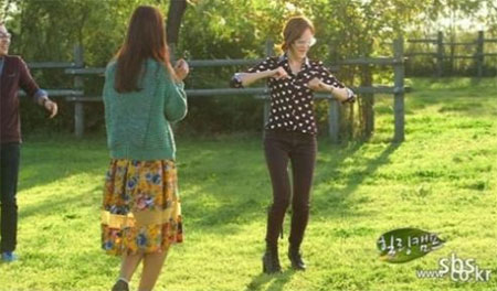 성유리 막춤이 화제다. / SBS 힐링캠프