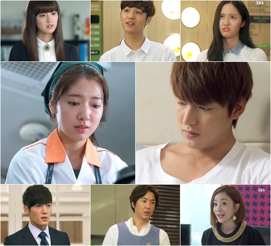 SBS 새 수목드라마 상속자들이 첫 방송됐다. / SBS 방송화면캡처