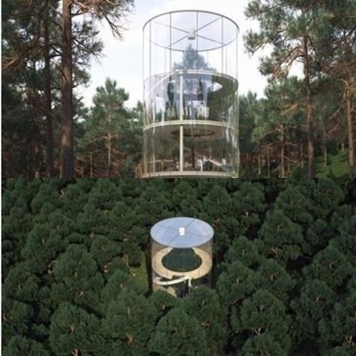 숲 속 투명한 유리집의 가격이 화제다. / 온라인 커뮤니티 캡처