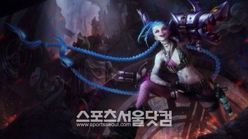 15일 롤점검 이후 징크스가 공개됐다. 징크스는 난폭한 말괄량이라는 별명을 가진 개성이 넘치는 여성 챔피언이다./라이엇게임즈 제공