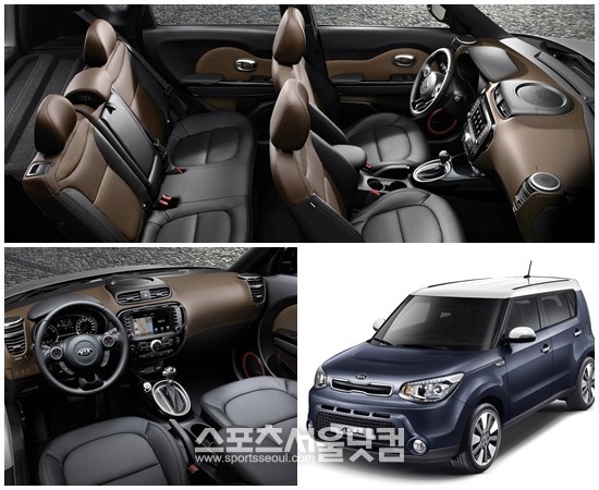 17일 기아자동차는 올 뉴 쏘울의 내부 디자인을 공개했다./기아자동차 제공