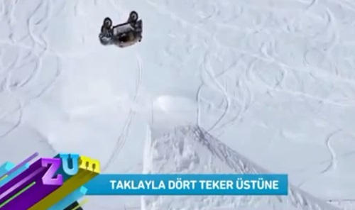 4륜 구동 자동차가 360도 공중회전 하는 동영상이 인터넷 상에서 화제다. / 유튜브 캡처