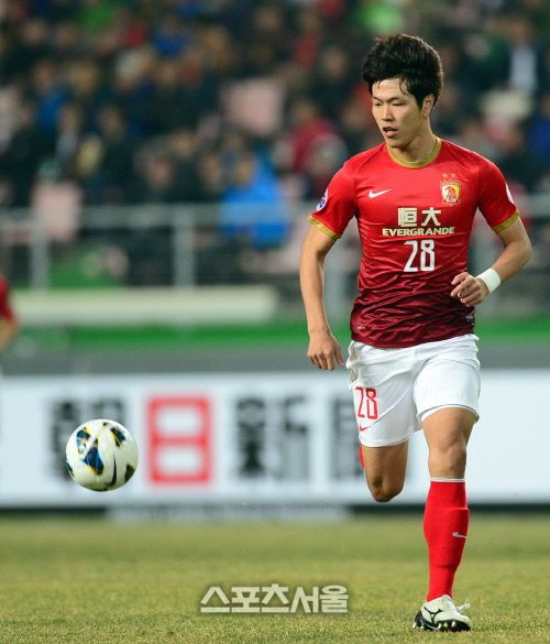 광저우 수비의 한 축을 담당하는 한국 국가 대표 수비수 김영권. / 스포츠서울 DB